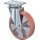 Lenkrolle D.80mm Trgf.120kg m.Platte Guß-PUR BS ROLLEN
