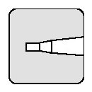 Sicherungsringzange A 1 f.Wellen D.10-25mm pol.KNIPEX