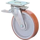 Schwerlastlenkrolle D.250mm Trgf.1300kg...