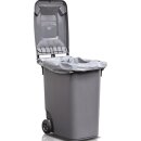 Kunststoffsack 120l LD-PE grau 100 µm...
