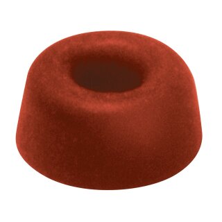 Klosettsitzpuffer D.21 H.10 Gum. rot