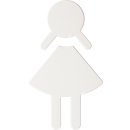 Symbol Frau 801.91.020 PA Farb-Nr.90 B.87mm H.150mm S.3mm...