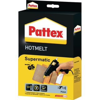 Heiklebepistole Supermatic Klebeleistung 4,5 g/min 7-10 min 11mm PATTEX