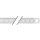 Stahlmaßstab L.200mm rostfr.Stahl biegsam Teilung B=mm/1/2mm PROMAT