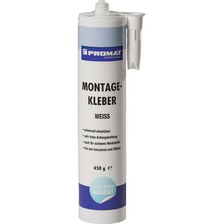 Montagekleber Profi wei 450g Kartusche PROMAT CHEMICALS