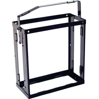 Kanisterhalterung L377 B.174 H.485 Tiefschwarz RAL 9005 2,87kg VALPRO