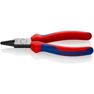 Rundzange L.160mm pol. kurz rd. pol. m.2Komp.-Hllen KNIPEX DIN/ISO5745