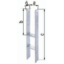 H-Pfostentrger ETA-10/0210 111x300x600x60mm STA roh TZN GAH