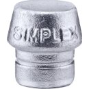 Schonhammerkopf SIMPLEX Kopf-Ø 30mm Weichmetall...