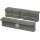 Schraubstockschutzbacke f.Backen-B.140mm m.Prismen PU BROCKHAUS