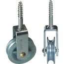Waschseilrolle 5000 Nut 9mm Grauguss verz.Halterung STA...
