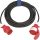 CEE-Verlängerung 32 A 400 V 25m H07RN-F 5x4 mm² schwarz IP44