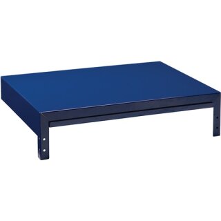 Deckelement LOGS 250 H130xB540xT390mm blau RAL 5022 LOGS