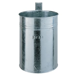 Abfallbehälter H430xØ330mm 35l verz.RENNER