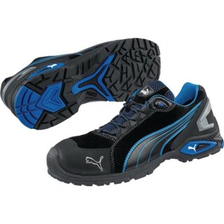 Sicherheitsschuh Rio Black Low Gr.43 schwarz/blau Leder S3 SRC EN20345