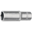 Steckschlüsseleinsatz 1/2 Zoll 6-kant SW 13mm L.77mm...