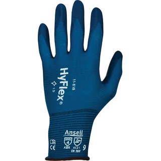 Handschuhe HyFlex Nr.11-818 Gr.10 dunkelblau Nylon-Spandex EN 388 Kat.II