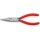 Flachrundzange L.160mm flach/rund ger.pol.Ku.-Überzug KNIPEX