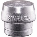 Schonhammerkopf SIMPLEX Kopf- 50mm Weichmetall silber...