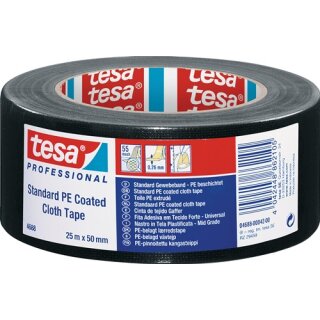 Gewebeband tesaband® Stand.4688 schwarz L.25m B.50mm Rl.TESA