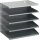 Sortierstation 5 Fächer H330xB360xT250 Stahlbl.lichtgrau DURABLE