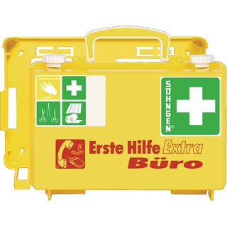 Erste Hilfe Koffer Extra Bro B260xH170xT110ca.mm leuchtgelb SHNGEN