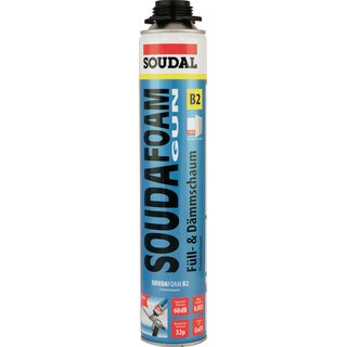 1K-Pistolenschaum SOUDAFOAM-GUN 750 ml B2 champagner o.Einw.-Handsch.Dose SOUDAL