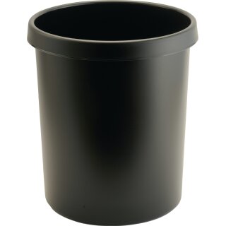 Papierkorb 30l H405xØ350 m.Griffrand Ku.schwarz
