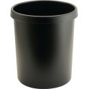 Papierkorb 30l H405xØ350 m.Griffrand Ku.schwarz