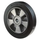 Lenkrad Elastic-Vollgummi Naben-L.60mm Rad-B.50mm D.180mm...