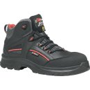 Sicherheitsstiefel Teak Gr.45 schwarz/rot Leder S3 SRC...