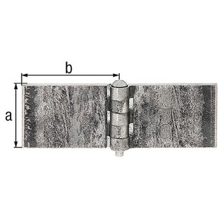 Scharnier 40x60mm STA roh 5mm GAH