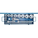 Steckschlüsselsatz D 21 EMU-10 15-tlg.1 Zoll SW...