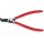 Außensicherungsringzange A 31 f.Wellen D.40-100mm 90Grad gew.L.200mm KNIPEX