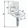 Flechtzaunhalter 83x32x30x38mm Stahl roh feuerZN L-Form GAH