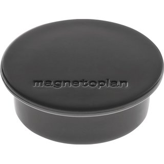 Magnet Premium D.40mm schwarz MAGNETOPLAN