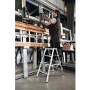 Stehleiter Gesamt-H.0,93m Alu.Stufenanzahl2x4 beidseitig...