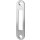 Flachschließbl.S412 silber rd Stulp-B.20mm BKS