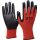 Handschuhe Nitril Foam Gr.9 rot/schwarz Nyl.m.Nitrilschaum EN 388 PSA II NITRAS