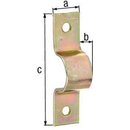 Rohrschelle 25x32x107mm/f.Rohr:31,8mm=1 1/4Zoll Stahl...