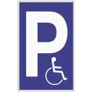 Parkplatzbeschilderung Parken f.Behinderte L250xB400mm...