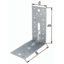 Schwerlast-Winkelverbinder ETA-8/165 150x150x65mm...