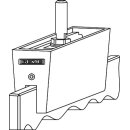 Glasklemmplatte EV1 b.140kg GEZE