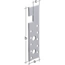 Holz-Eisen-Anker Abm.160x40x4mm sdmverz.GAH
