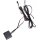 LED Türkontaktschalter 12 V 30/60 W schwarz L&S