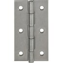 Scharnier H.50mm B.31mm S.1,0mm VA gerollt,schmal VORMANN
