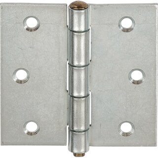 Scharnier H.75mm B.75mm S.1,9mm STA blau verz.gerollt,stark,ktg.VORMANN