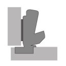 Weitwinkelscharnier Sensys 8657i TH 54 vern.HETTICH