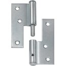 Türaufschraubband STA re.80x72mm DIN R blau...