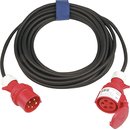 CEE-Verlngerung 16 A 400 V 25m H07RN-F 5x1,5mm schwarz...